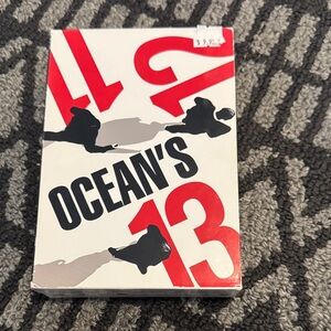 Ocean's 13 DVD Movie - White, Red, Black Cover